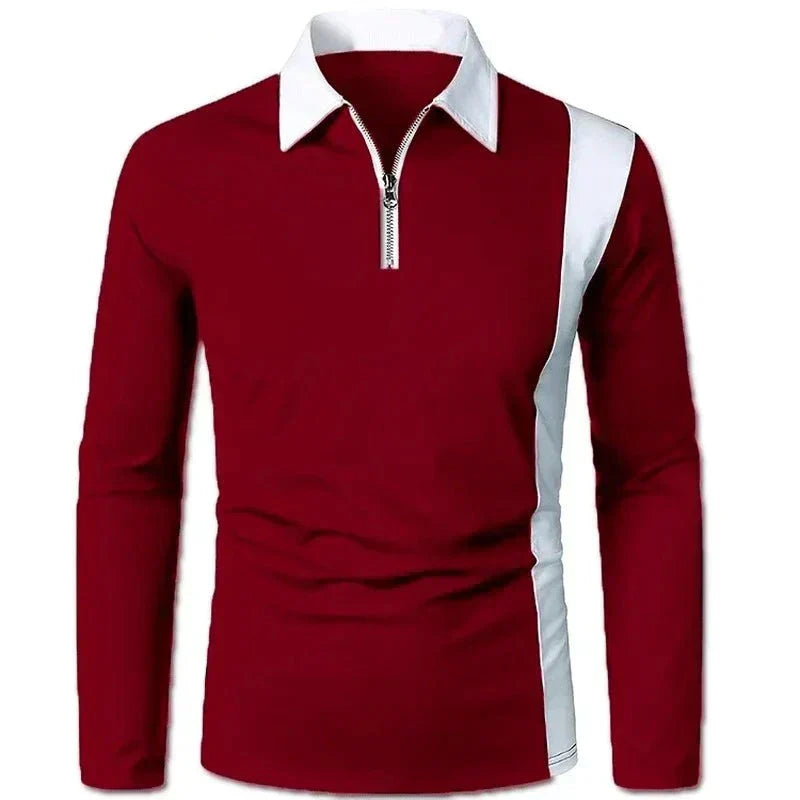 Men's Long Sleeve Polo Shirt Padrony Norva - Main Image 1